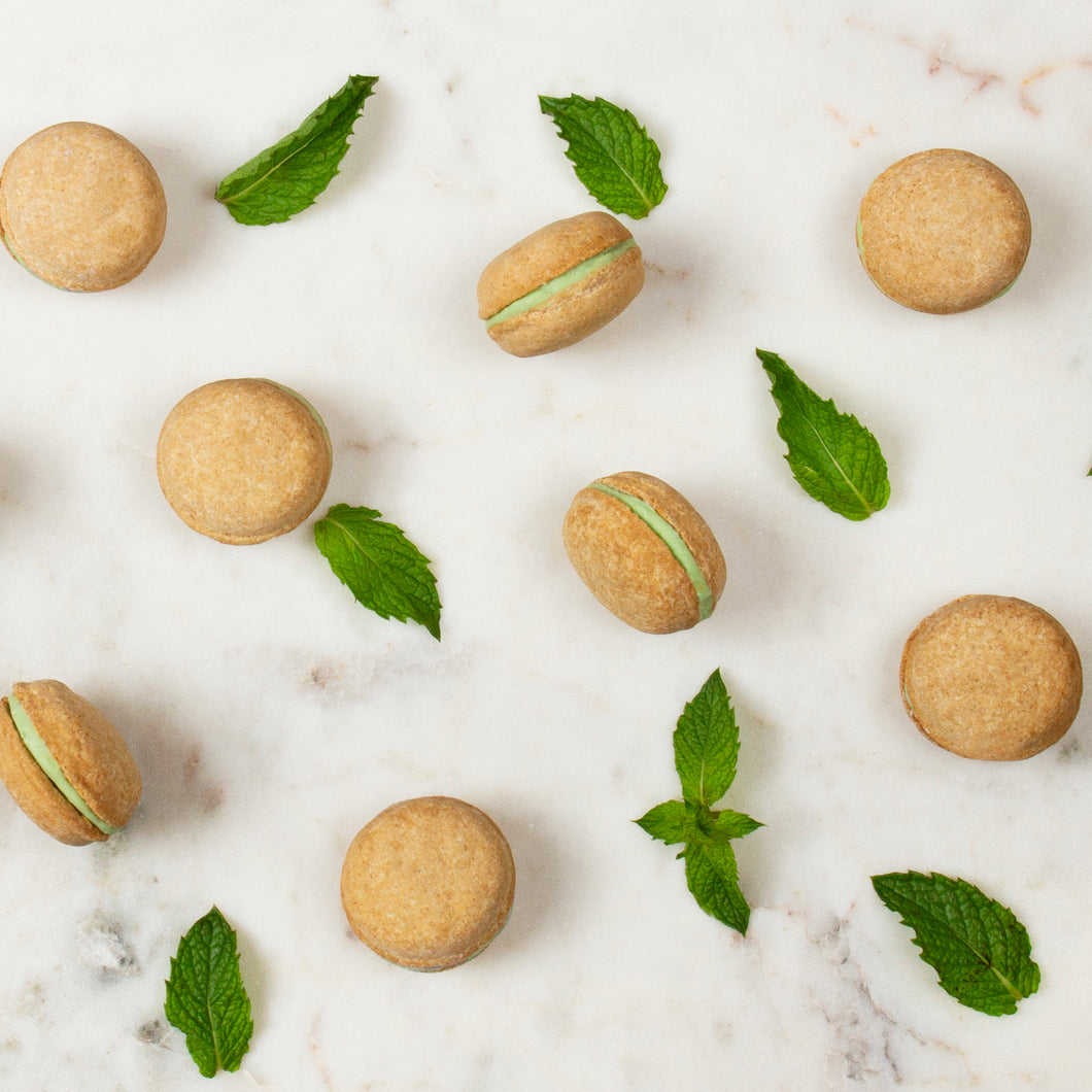 Mint Macarons